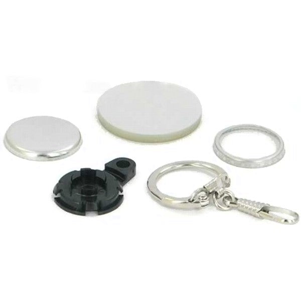 Versa-Back Snap Hook Key Ring Supplies Round 1" for 1000 buttons