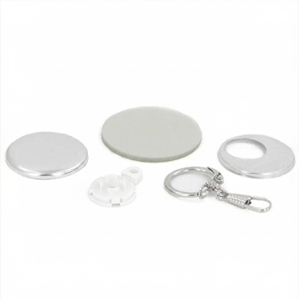 Versa-Back Snap Hook Key Chain Supplies Round 1.5" for 1000 buttons