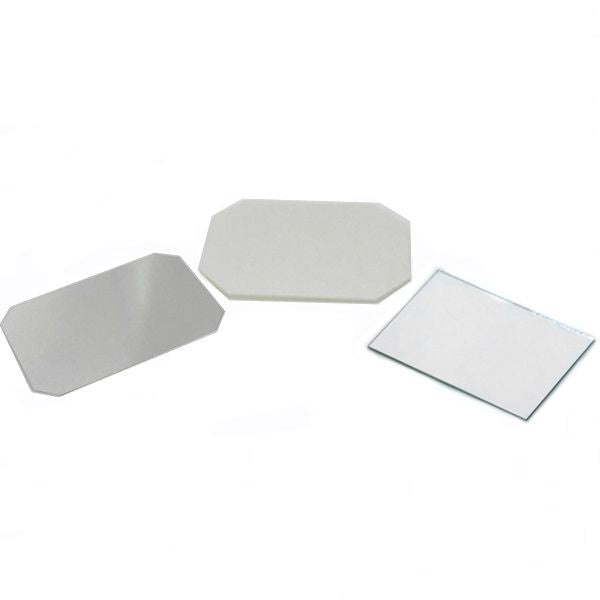 Mirror Button Supplies Rectangle 2" x 3" for 1000 buttons