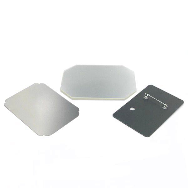 Vertical Button Supplies Rectangle 2.5 x 3.5" for 1000 buttons
