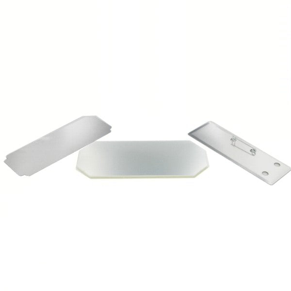 Horizontal Button Supplies Rectangle 1.5 x 4.5"for 1000 buttons