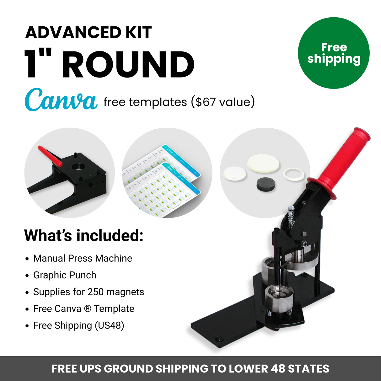 Advanced Manual Kit Round 1"