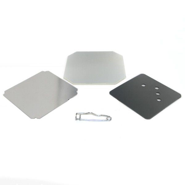 Unpinned Button Supplies Square 3 x 3" for 1000 buttons