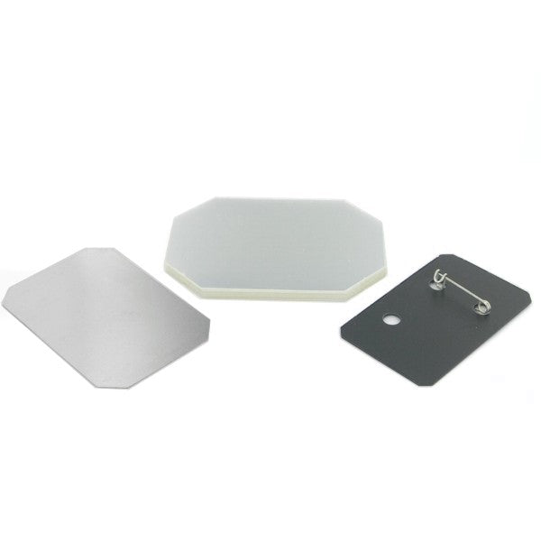 Vertical Button Supplies Rectangle 1.75 x 2.75" for 1000 buttons