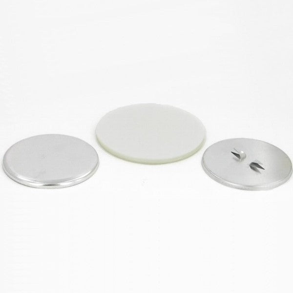 Short Flat Prong Button Supplies Round 2.25" for 1000 buttons