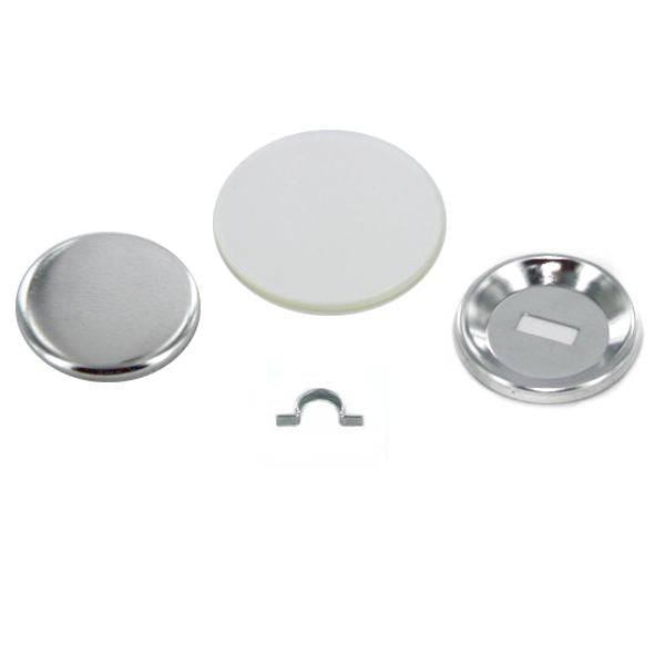 Indented Shoelace Back Supplies Round 1.25" for 1000 buttons