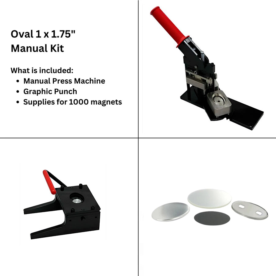 Manual Kit Oval 1 x 1.75"