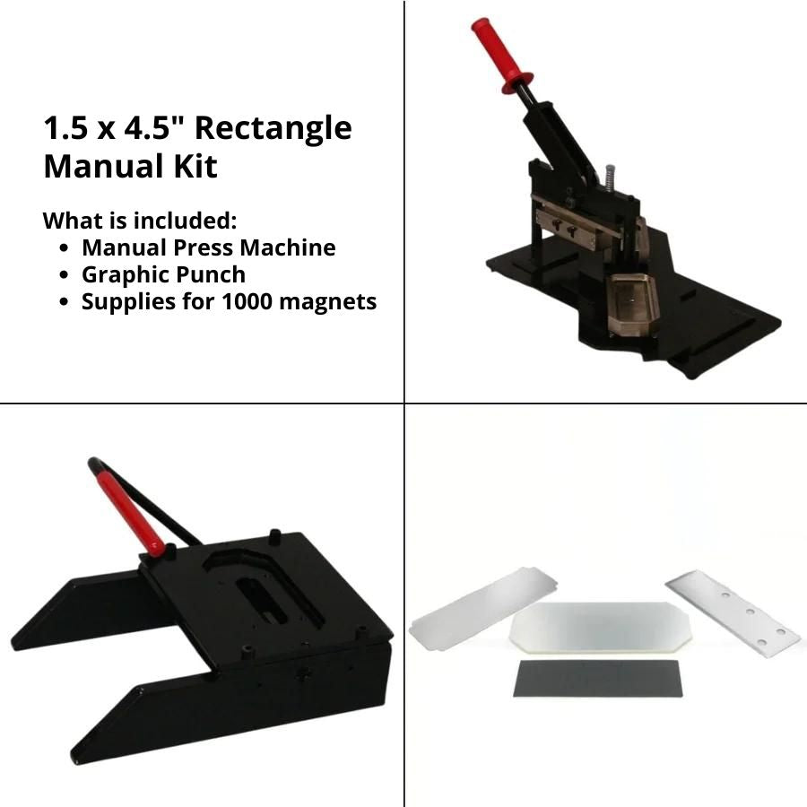 Manual Kit Rectangle 1.5 x 4.5"