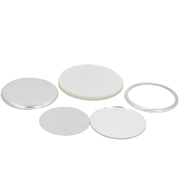 Mirror Button  Supplies Round 2.25" for 1000 buttons