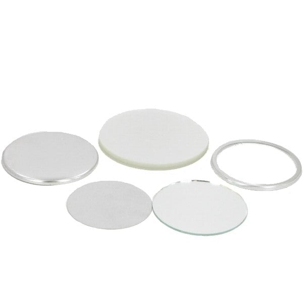 Mirror Button Supplies Round 2.25" for 1000 buttons