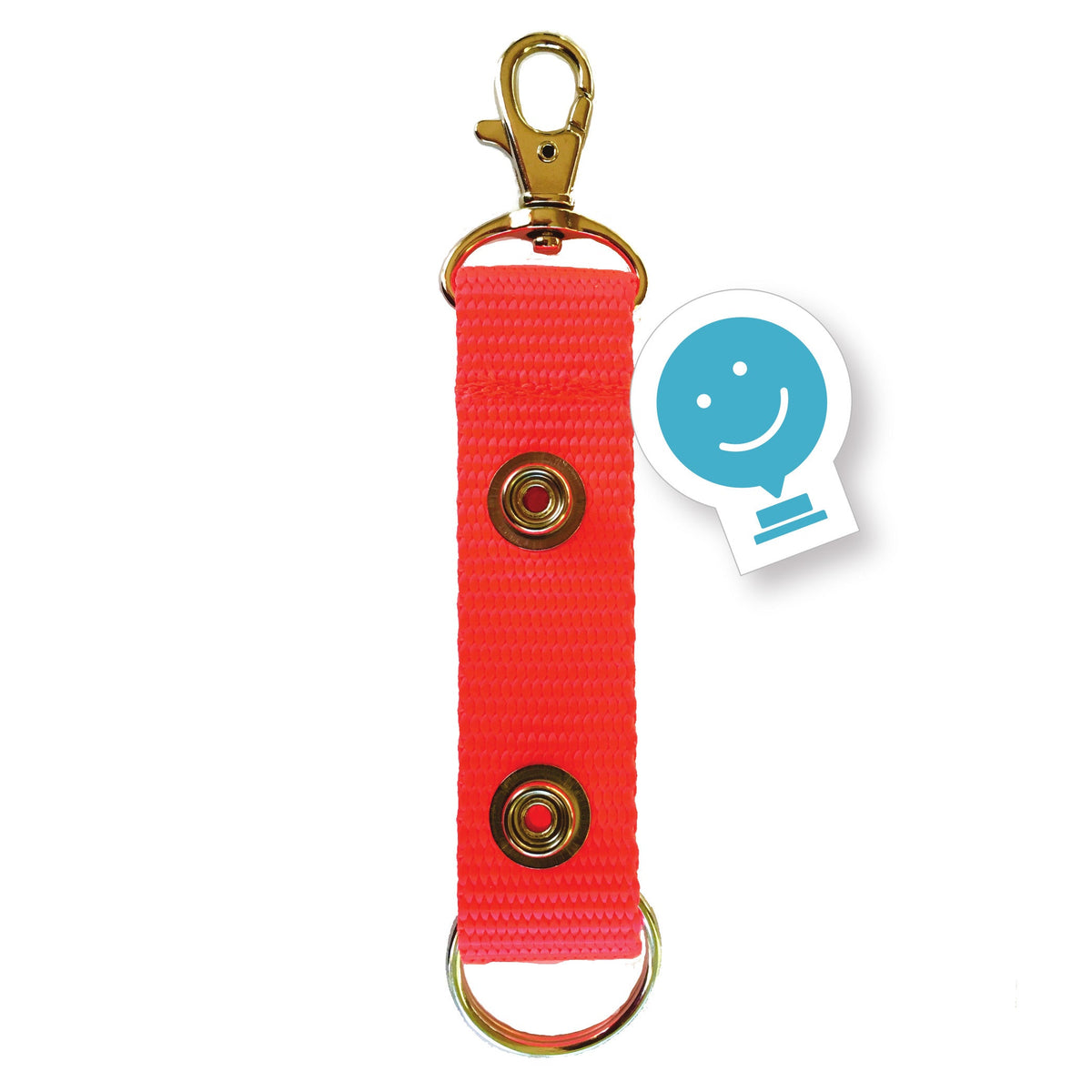 Key Ring Strap Accessories for ChattySnaps® Buttons (6-Pack)