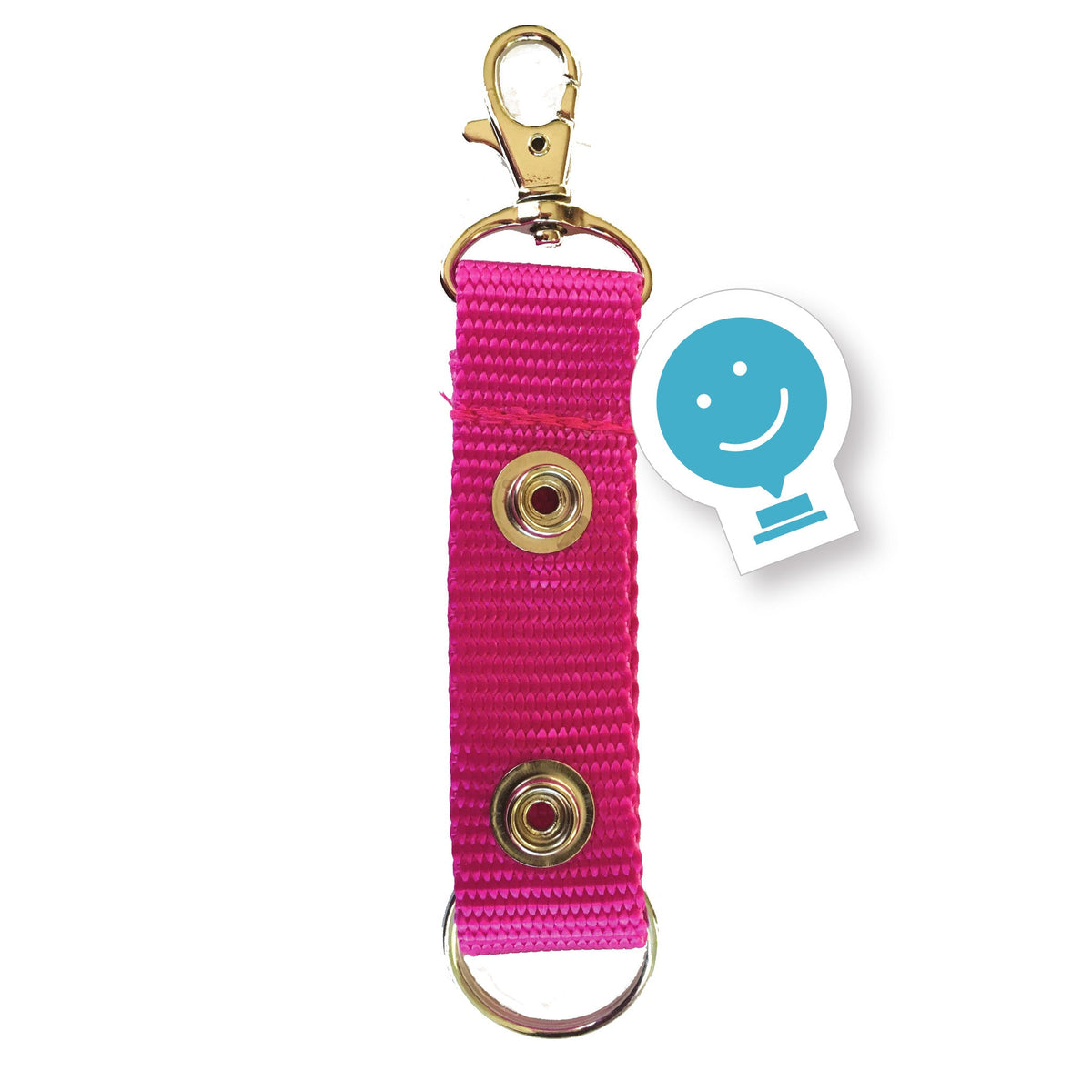 Key Ring Strap Accessories for ChattySnaps® Buttons (6-Pack)