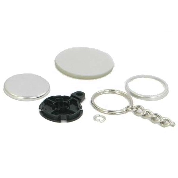 Versa-Back Chain Key Chain Supplies Round 1.25" for 1000 buttons