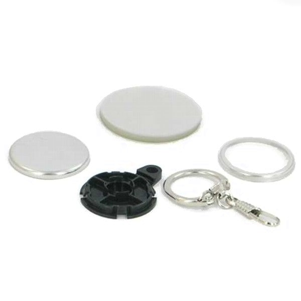 Versa-Back Snap Hook Key Ring Supplies Round 1.25" for 1000 buttons