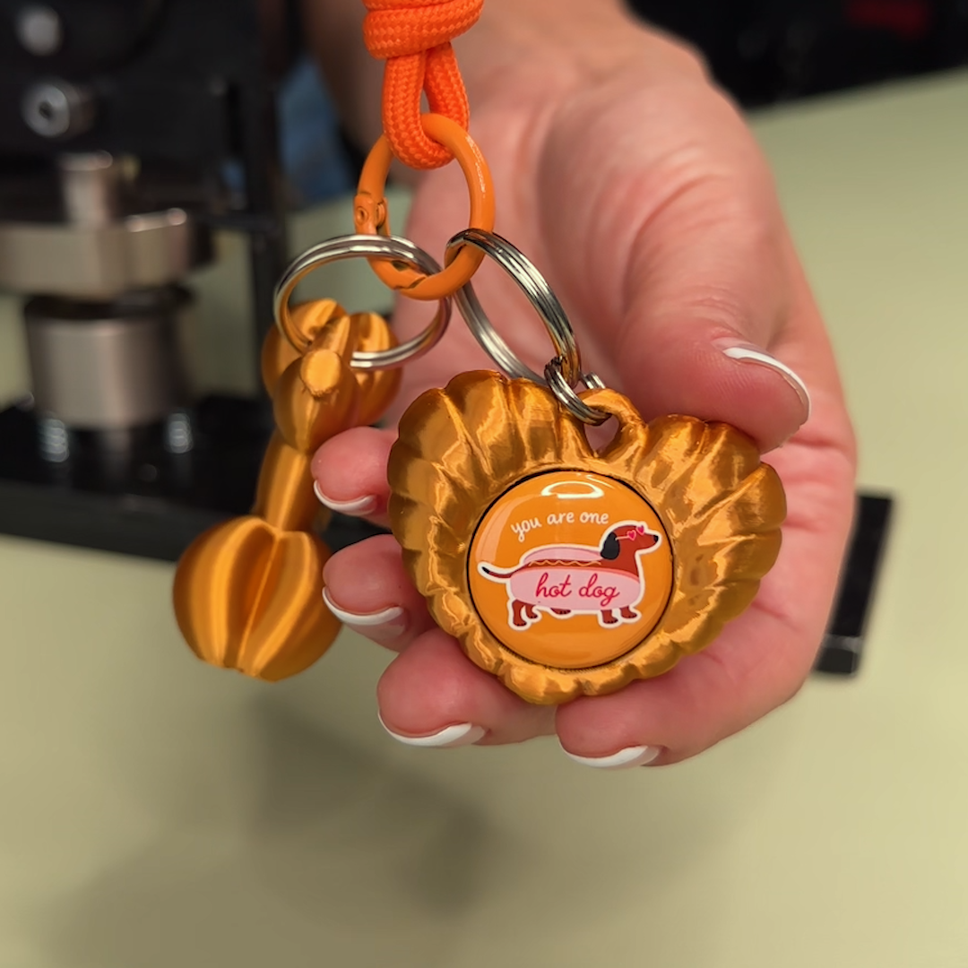 Heart Keychain Charm