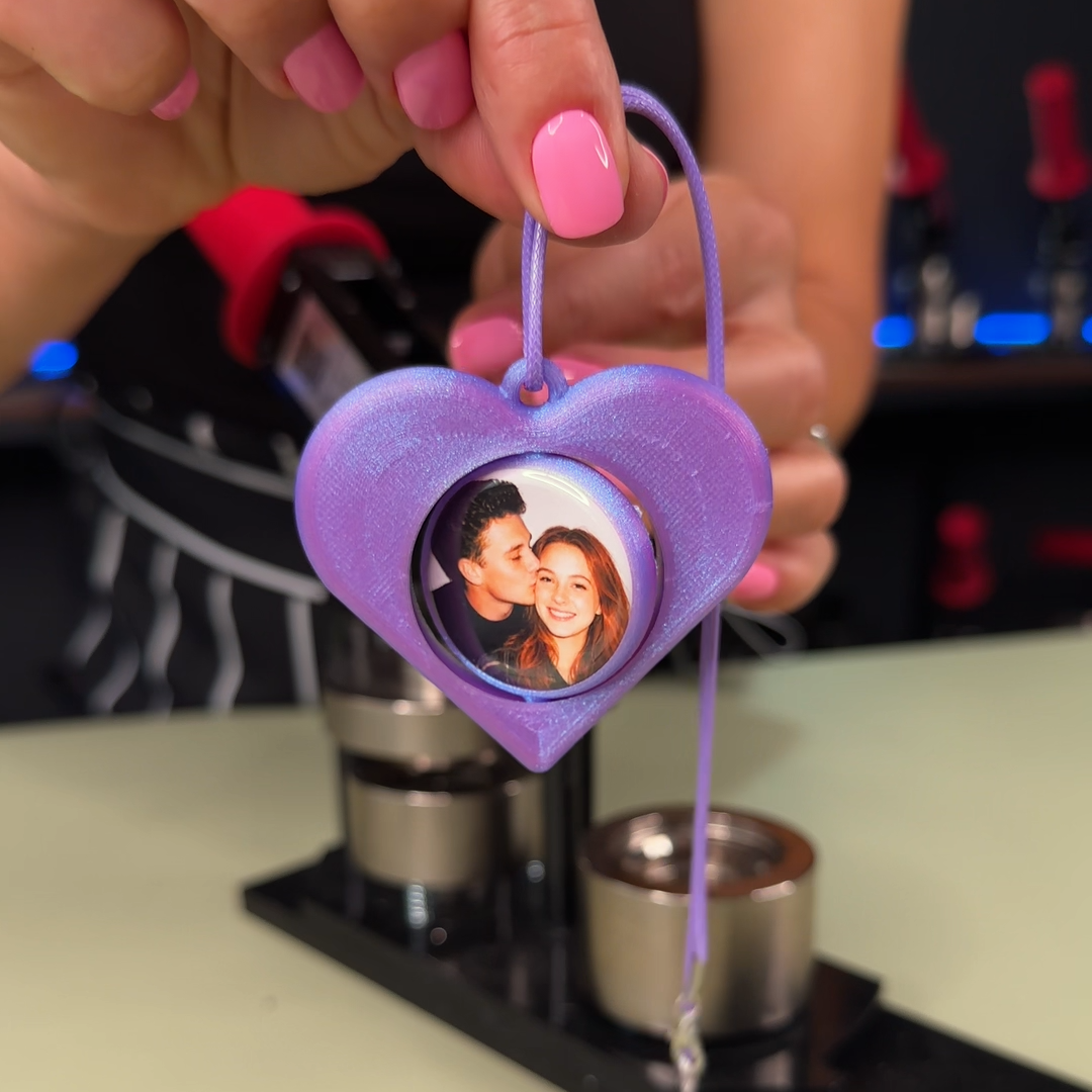 Heart Rotating Charm