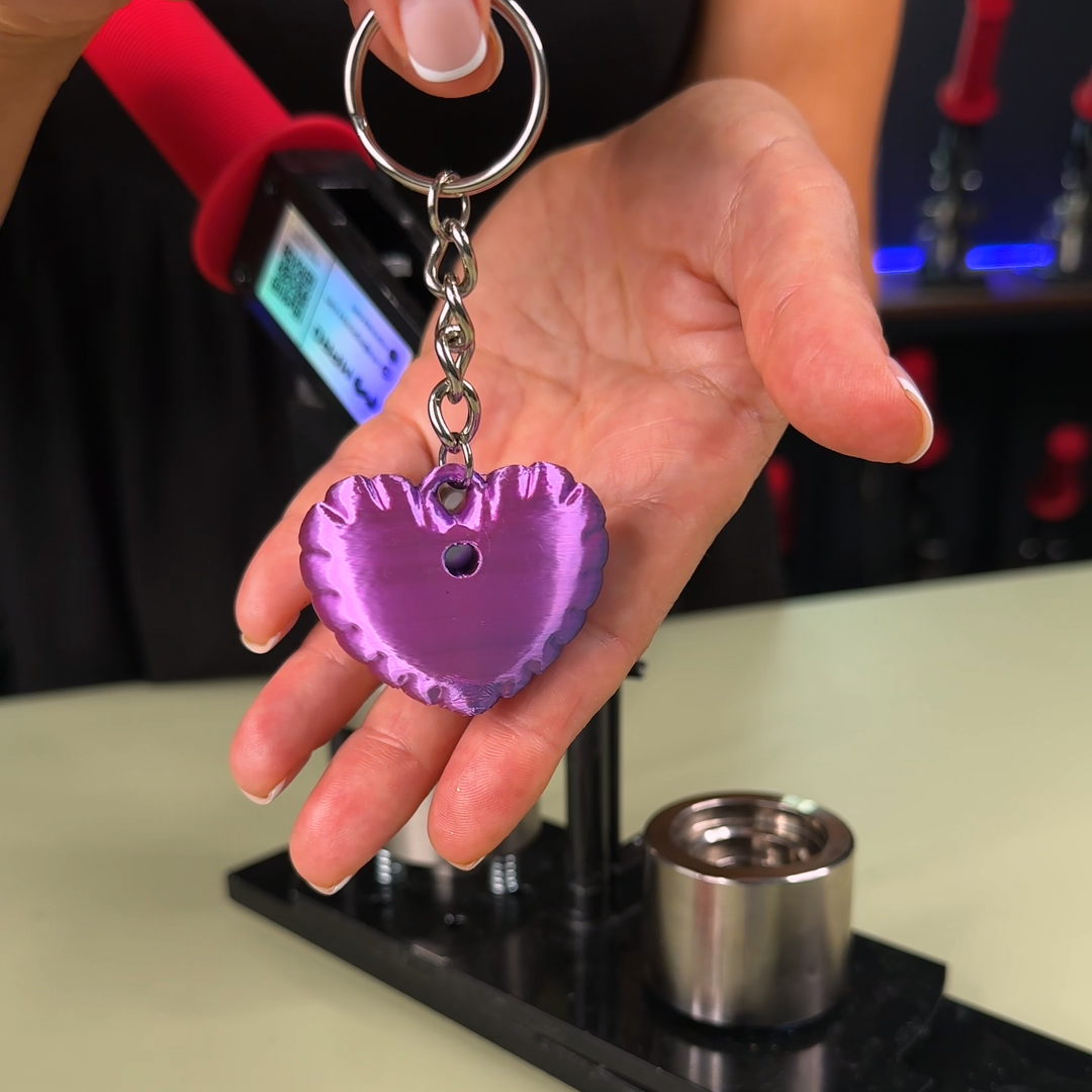 Heart Keychain Charm