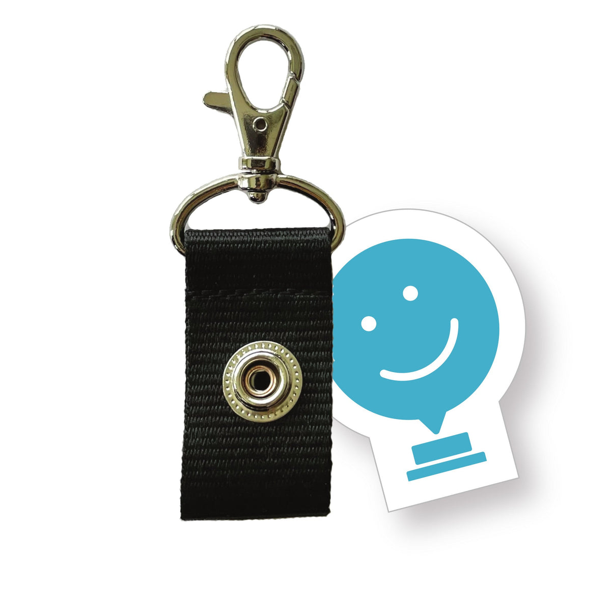 Zipper Pull Strap Accessories for ChattySnaps® Buttons (6-Pack)