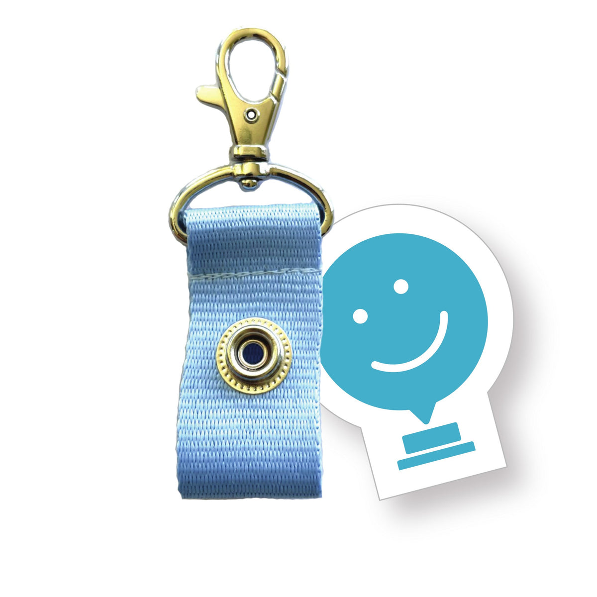 Zipper Pull Strap Accessories for ChattySnaps® Buttons (6-Pack)