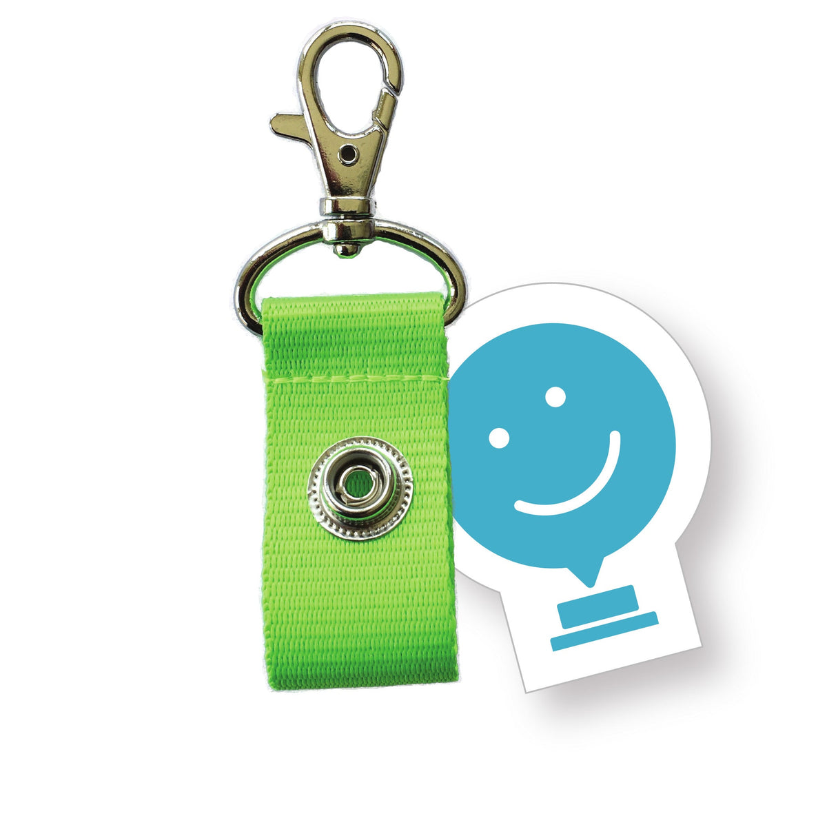 Zipper Pull Strap Accessories for ChattySnaps® Buttons (6-Pack)