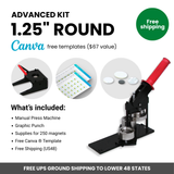 Advanced Manual Kit Round 1.25"