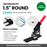 Advanced Manual Kit Round 1.5"