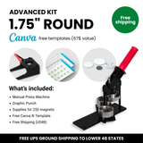 Advanced Manual Kit Round 1.75"