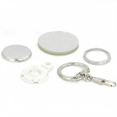 Versa-Back Snap Hook Key Ring Supplies Round 1" for 1000 buttons