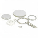 Versa-Back Chain Key Chain Supplies Round 1" for 1000 buttons