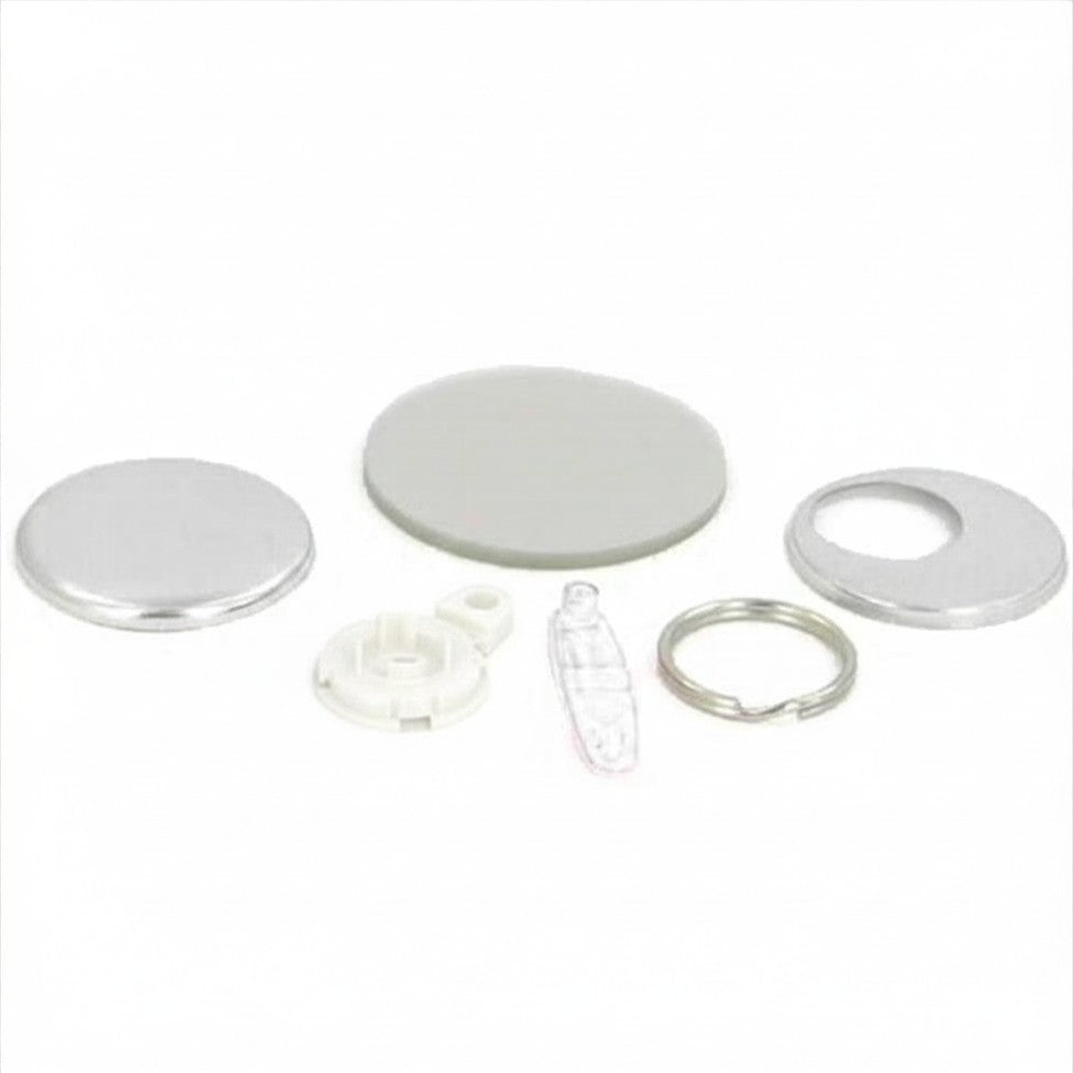 Versa-Back Split Key Ring Supplies Round 1.5" for 1000 buttons