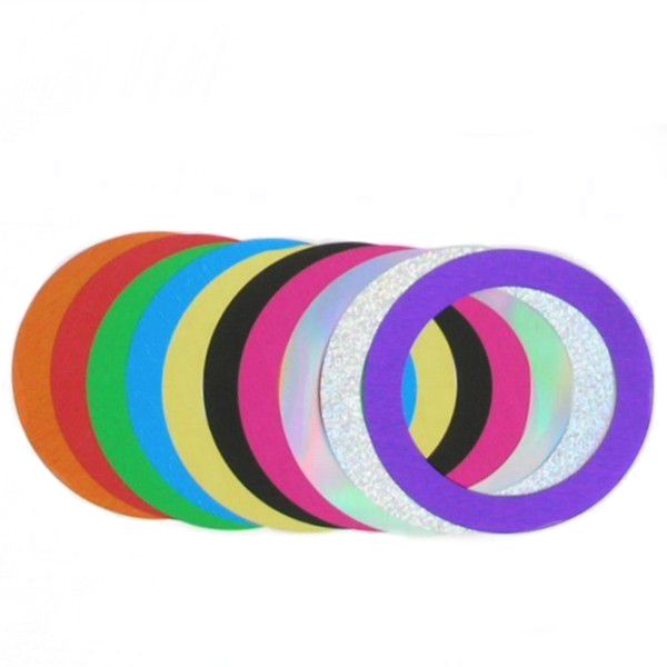 2.25" Round Mylar Rings (100pcs)