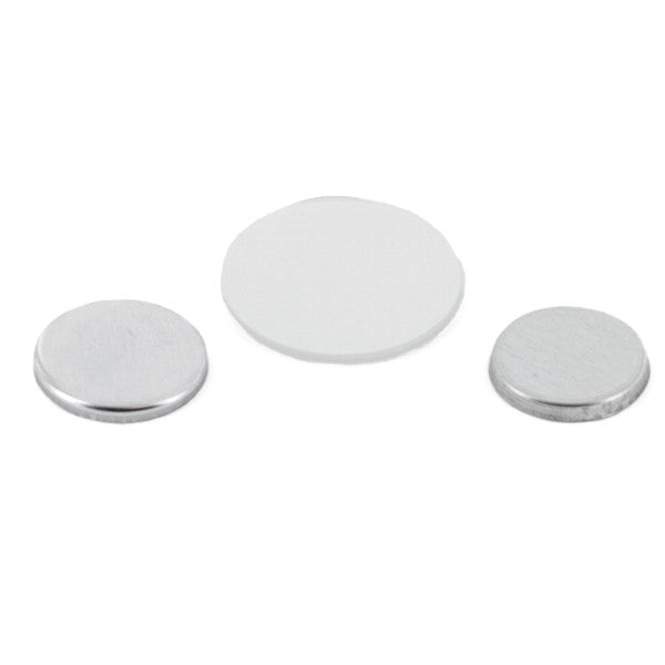 Flat Metal Button Supplies Round 0.875" for 1000 buttons