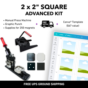 Advanced Manual Kit Square 2 x 2"