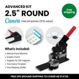 Advanced Manual Kit Round 2.5"