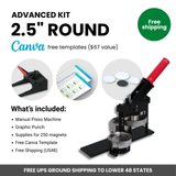 Advanced Manual Kit Round 2.5"