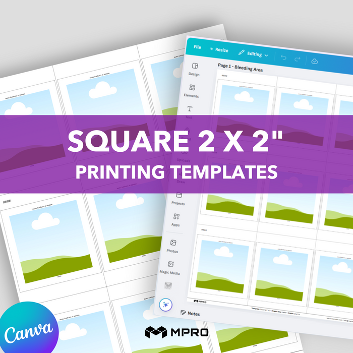 Printing Templates – MPRO