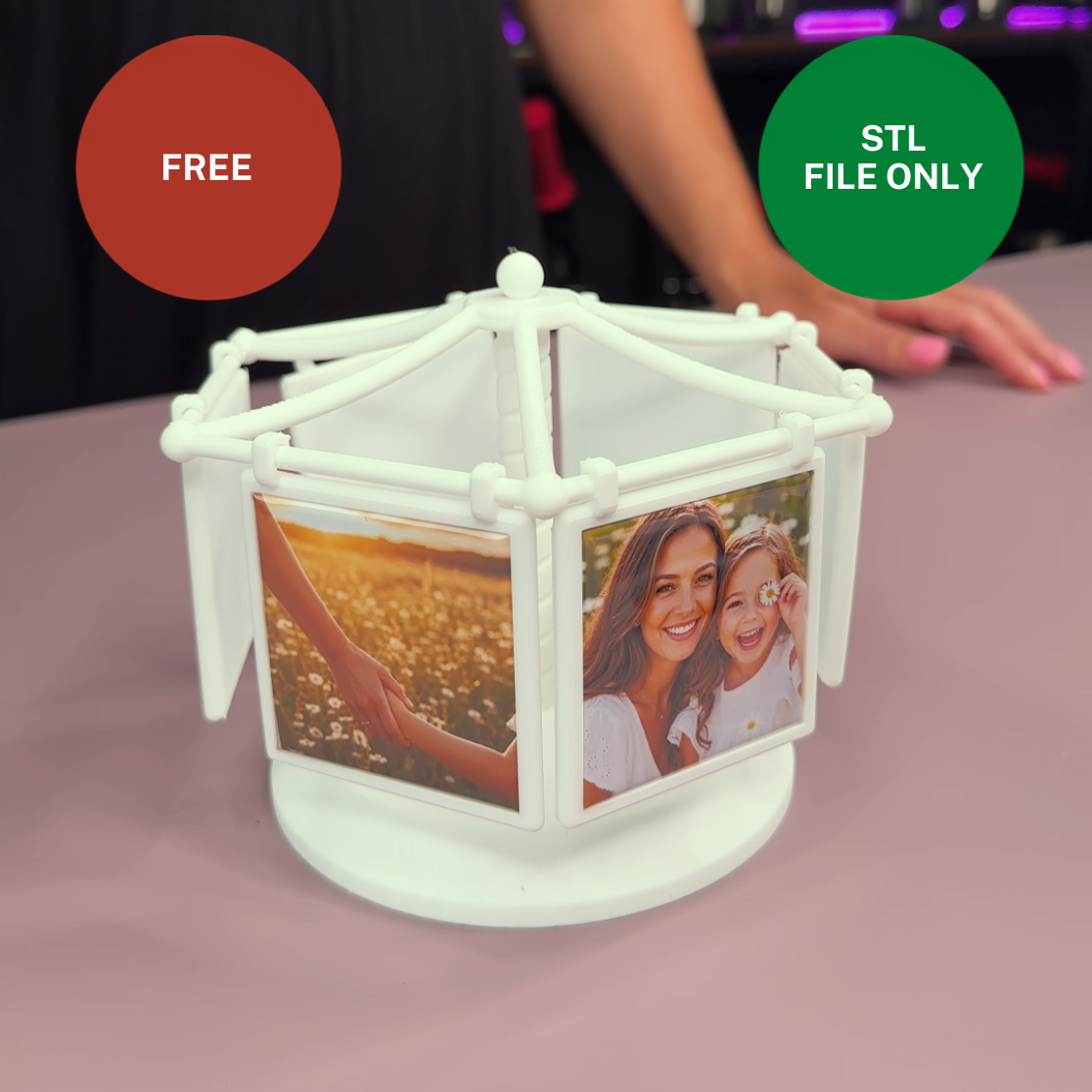 Rotating Carousel Display - STL File