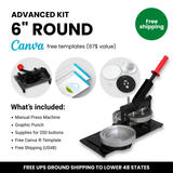 Advanced Manual Kit Round 6"