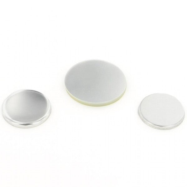 Button Supply Flat Metal Button Supplies Round 1.25