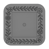 Floral Wreath Style Frame
