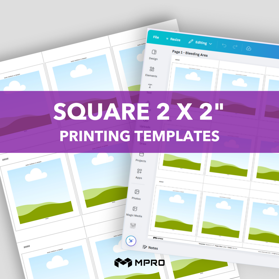 2x2 Format Sample MPRO Square 2 x 2