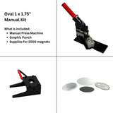 Manual Kit Oval 1 x 1.75"