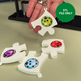 Puzzle Keychain Charms - STL File