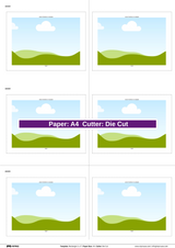 MPRO Rectangle 2 x 3" Printing Templates