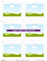 MPRO Rectangle 2 x 3" Printing Templates