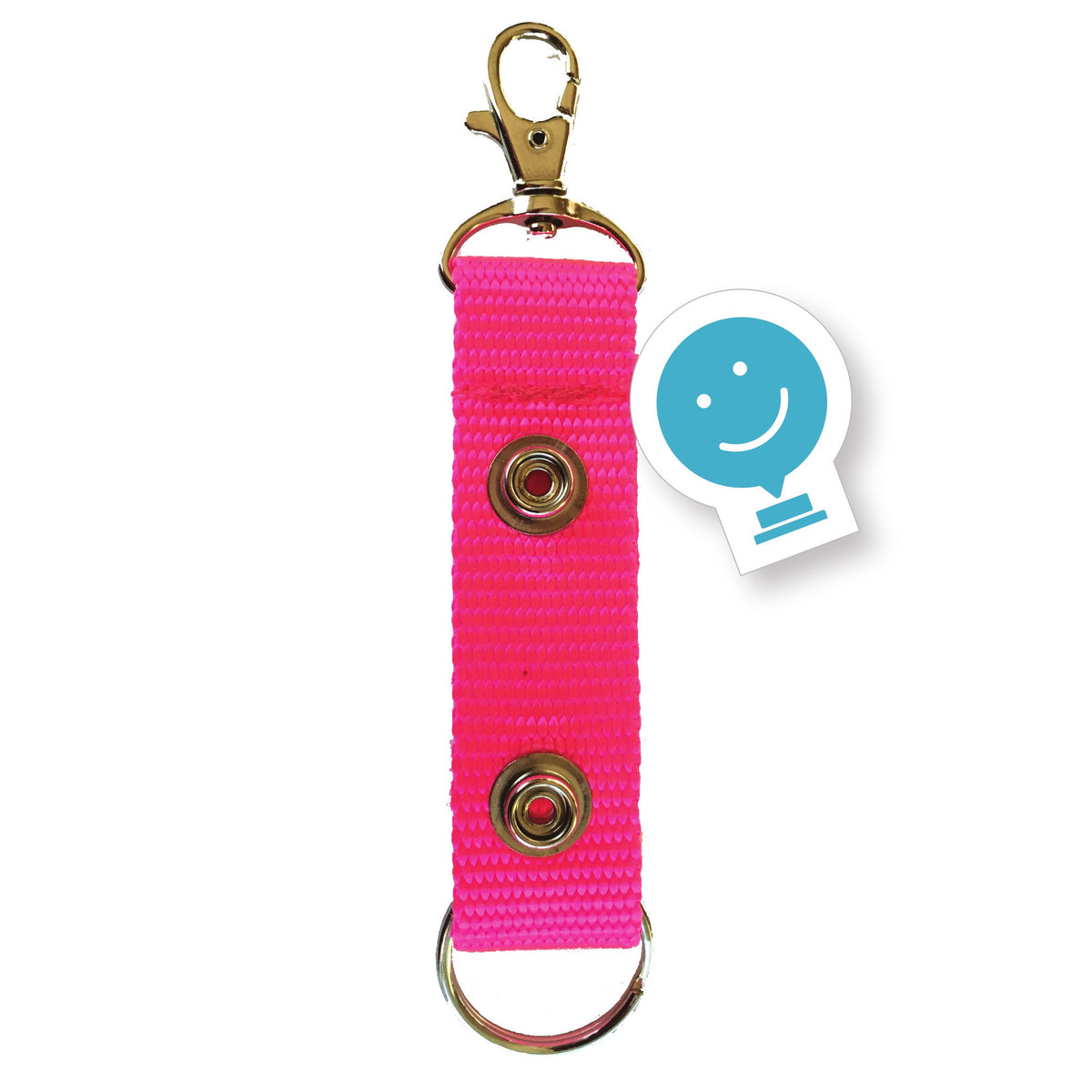 Key Ring Strap Accessories for ChattySnaps® Buttons (6-Pack)