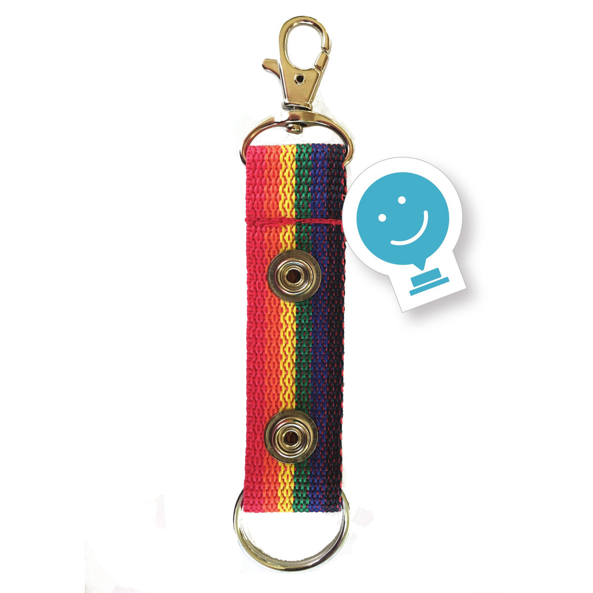 Key Ring Strap Accessories for ChattySnaps® Buttons (6-Pack)