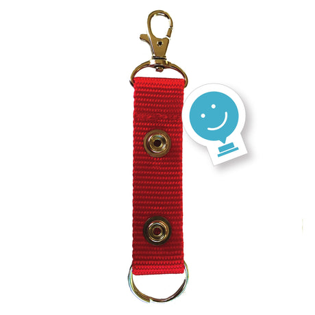 Key Ring Strap Accessories for ChattySnaps® Buttons (6-Pack)