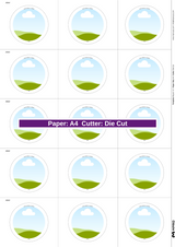 MPRO Round 1.5" Printing Templates