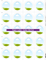 MPRO Round 1.5" Printing Templates